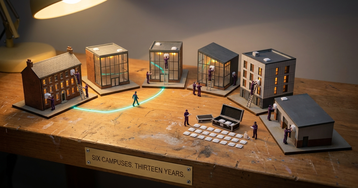 Digitizing 6 Campuses with 800+ Access Points Over 13 Years